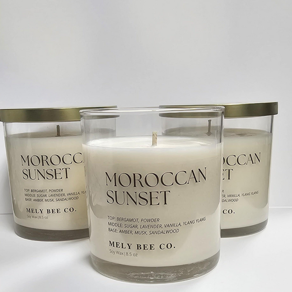 Soy Candle-Clear Jar 8.5 oz