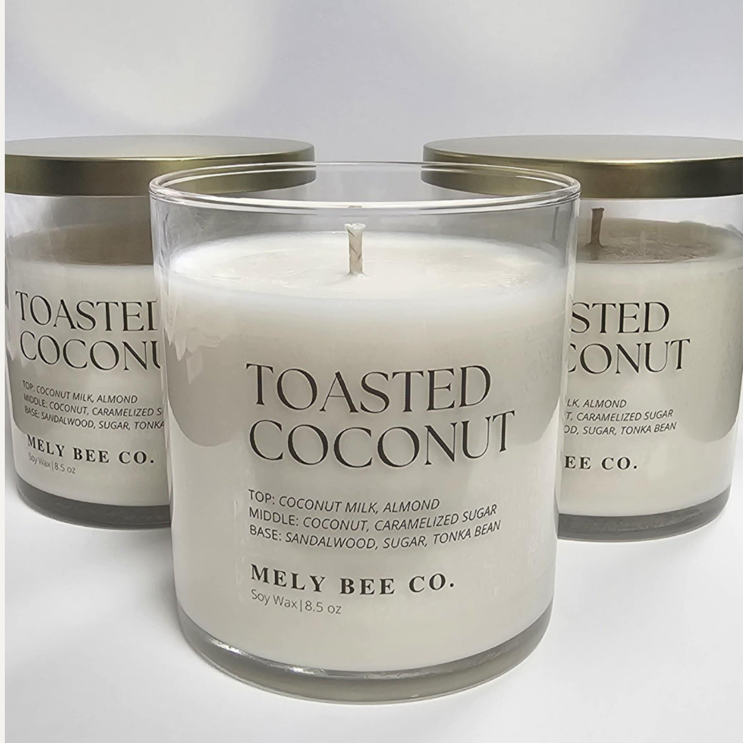 Soy Candle-Clear Jar 8.5 oz